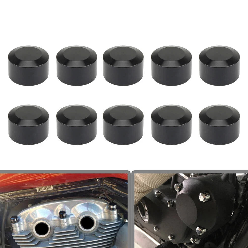 CNC Inner 9mm-13mm Schrauben Motor Bolt Topper Caps Cover For Harley For Honda S