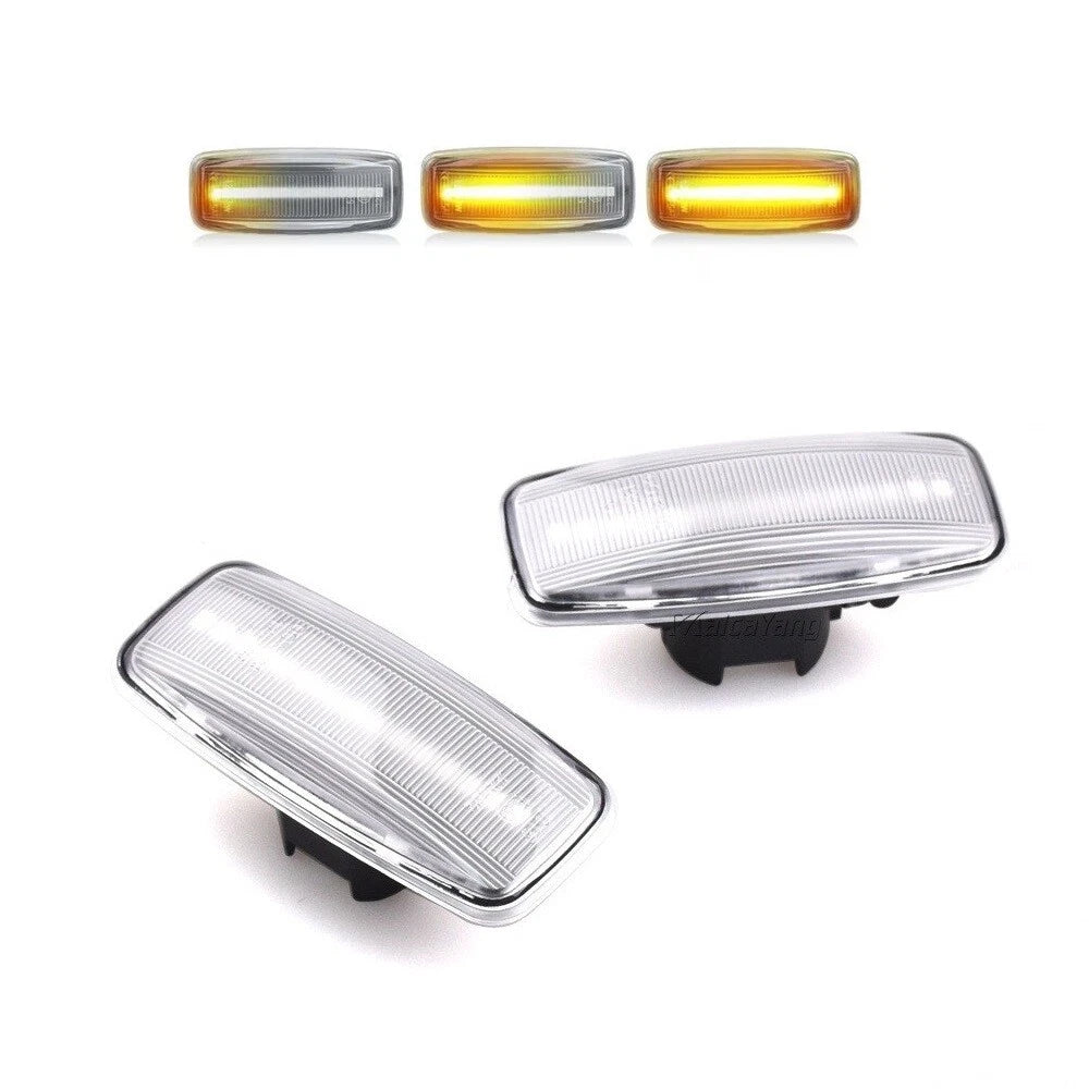 1 Pair Turn Signal Side Marker Indicator Light for Nissan Patrol Y61 (2004-2016