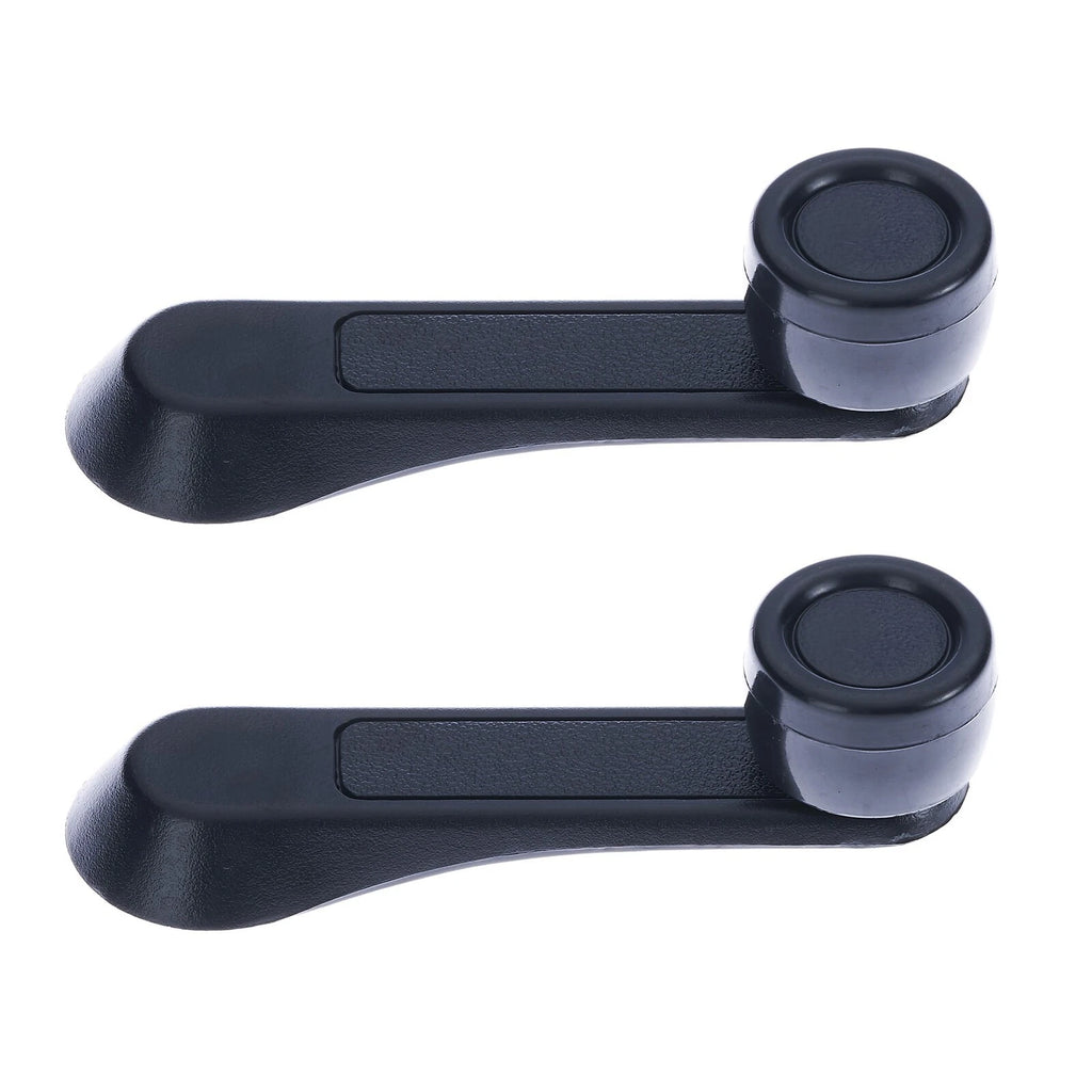 2 Left & Right Door Window Winder Crank Handle Black for Isuzu N Series 1984 -93