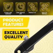 Load image into Gallery viewer, 1x Front Right Driver Outer Door Handle Smooth Black for Ford Ranger PJ PK 06-11