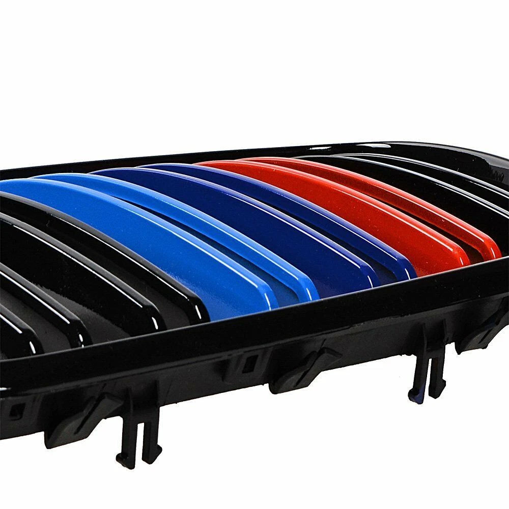 Kidney Front Grill Grille Dual Slat For M Color BMW E70 X5 E71 X6 2007-2013 ST