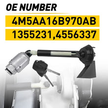 Load image into Gallery viewer, 2 Keys Bonnet Release Lock Latch Set Repair Kit For 04-12 Ford Focus MK2 1343577