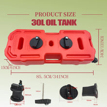 Load image into Gallery viewer, Jerry Can Fuel Container Red 30L With Mount Locks Holder Spare 4WD 4X4
