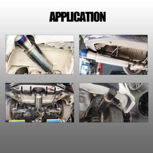 Load image into Gallery viewer, 3.5" 2" Inlet Blued Tip Polished/Blued Cannon Exhaust Muffler