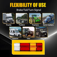 Load image into Gallery viewer, 2X 244 LED Tail Lights Stop Reverse Indicator Trailer Caravan Truck Univerasl
