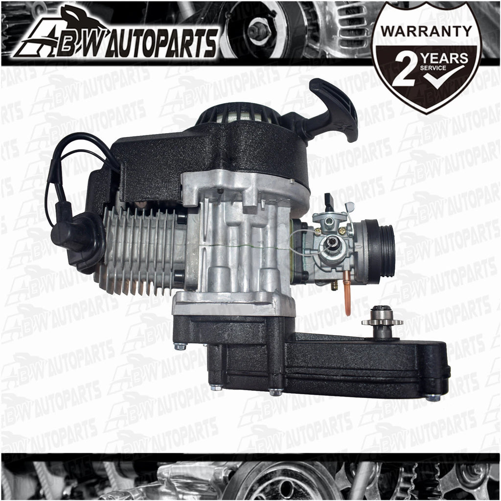 49cc 2 Stroke Pull Start Engine Motor Mini Pocket Pit Dirt Quad Bike ATV Scooter