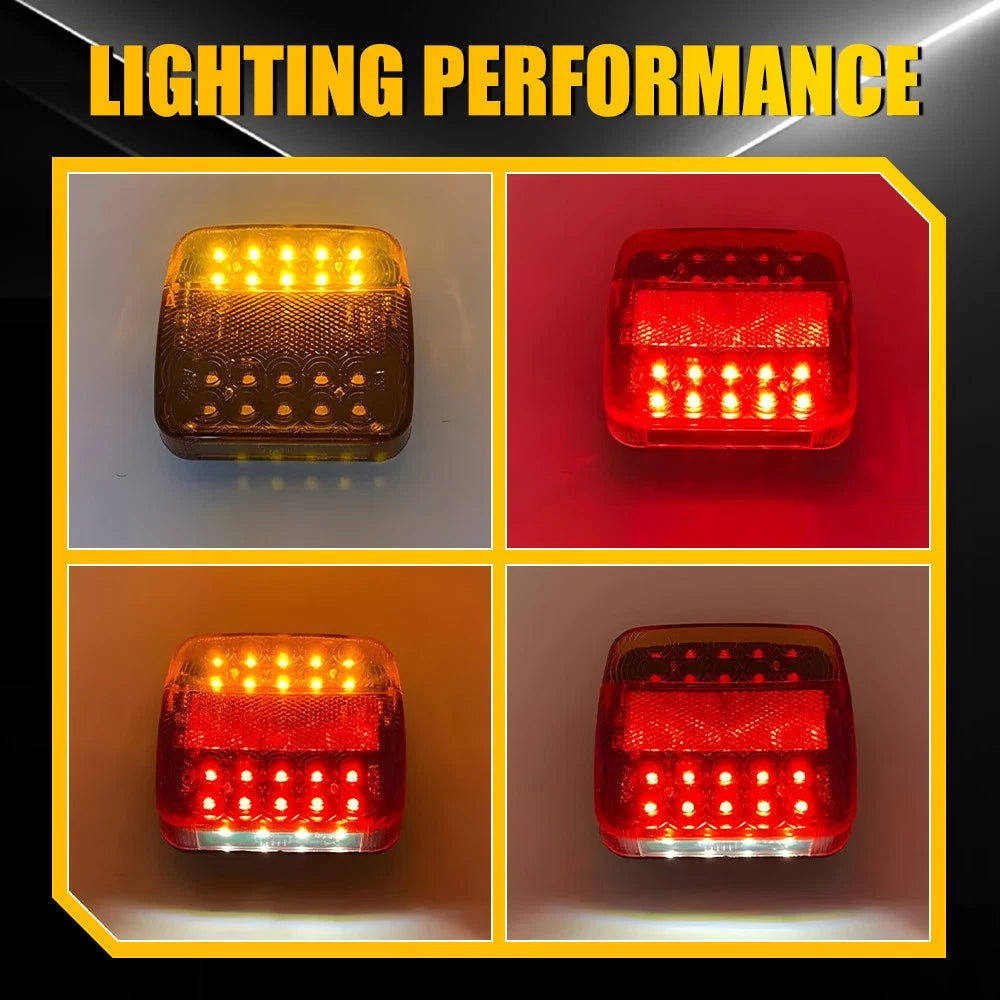 2/4/8x LED Tail Lights Stop Reverse Indicator 12-24V Ute Trailer Caravan NEWA
