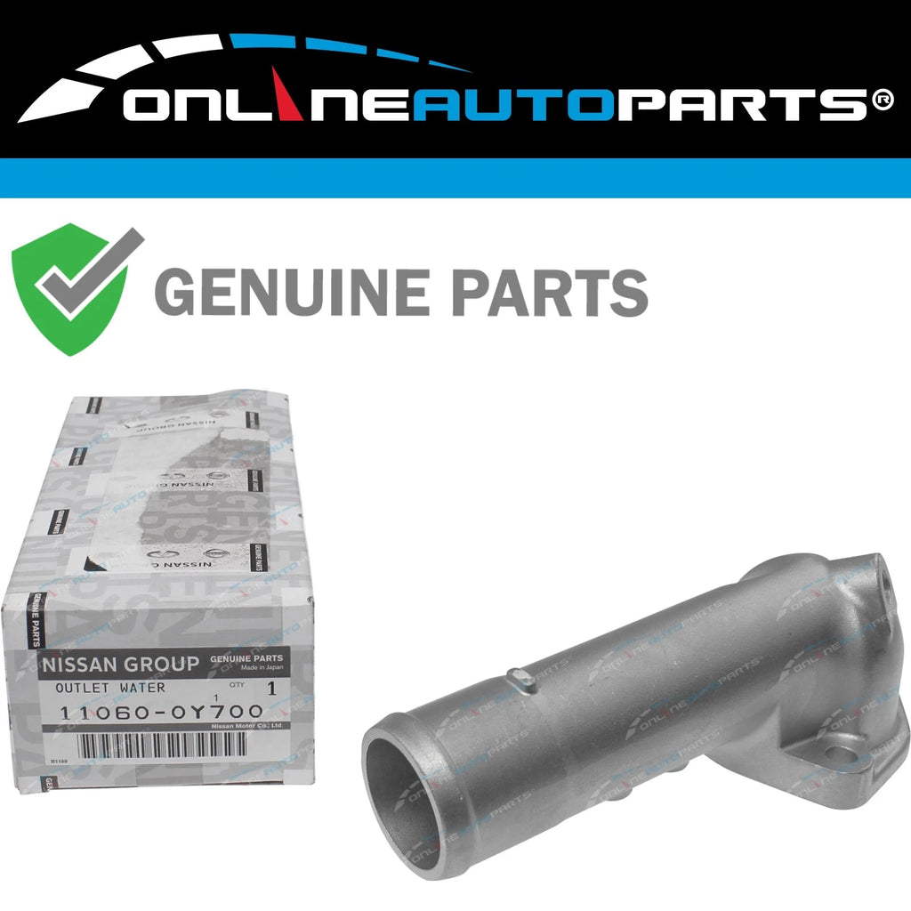 Genuine Nissan Thermostat Water Outlet Housing for Patrol GQ GU 6cyl 4.2L TD42