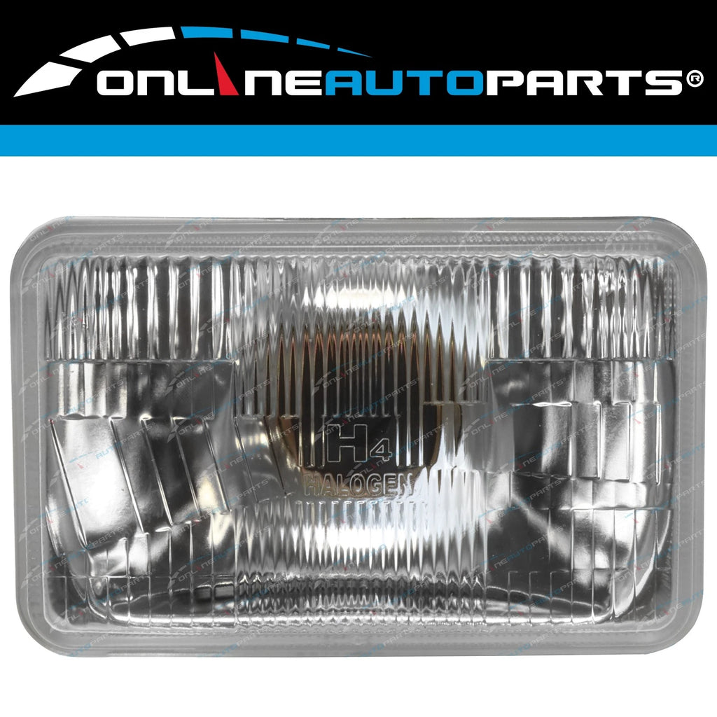 D/Glass Outer Headlights Lamp Upgrade Kit H4 60/55w for Landcruiser 80 Series