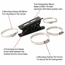 Load image into Gallery viewer, Aluminum Car Adjustable Fire Extinguisher Mount Bracket for Polaris Can Am UTV A