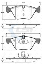 Load image into Gallery viewer, Front European Brake Pads with Sensor and Disc Rotors set for BMW 525i E60 03-08