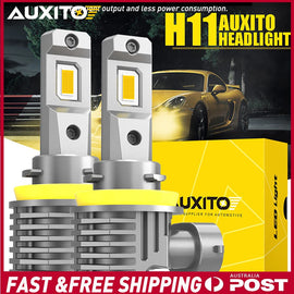 2x H11 LED Dual Colour Yellow Amber Fog Light Bulbs Headlight Bright Canbus