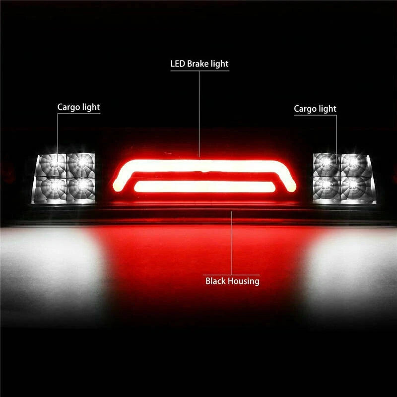 Smoke LED 3rd Third Brake Cargo Light For Dodge for RAM 1500 2500 3500 09-18 ST