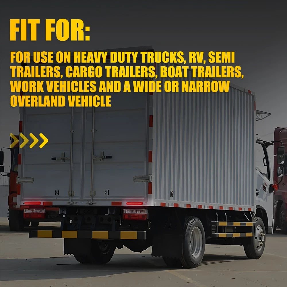 8x 100 LED Tail Lights Stop Sequential Reverse Lamp 12V Trailer Truck Ute NEWA