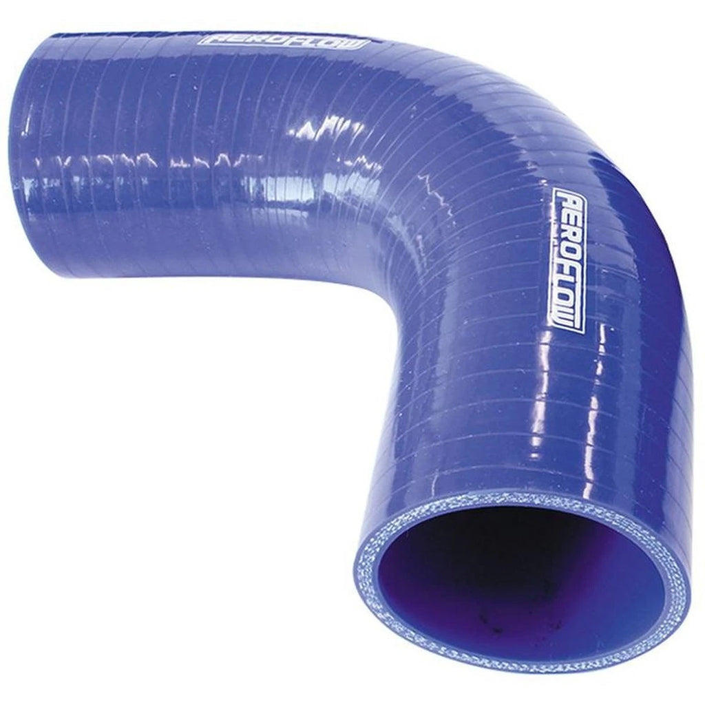 Aeroflow AF9003-100 Silicone Hose 90Deg; Blue 1.00" 25.4mm x 120mm Leg