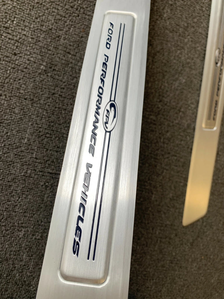 SET OF FRONT & REAR SCUFF PLATE SUIT FG SERIES FORD FALCON/FPV SEDAN