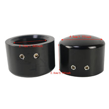 Load image into Gallery viewer, 2pcs Black Front Axle Nut Cover Cap Kit for Harley Sportster Softail Touring ST