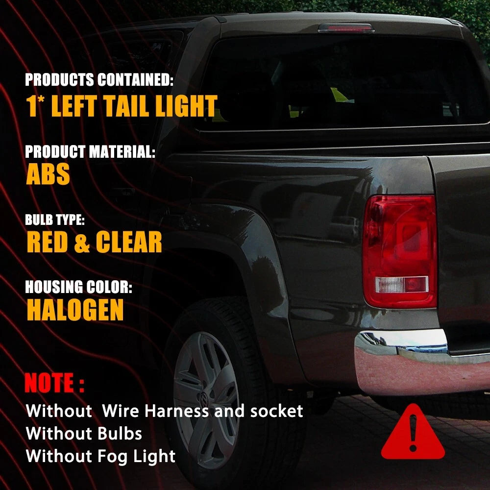 1/2x Rear Right Left Tail Light Brake Lamp For 2010-2021 Volkswagen Amarok 2H