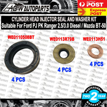 Load image into Gallery viewer, INJECTOR SEAL WASHER KIT SUITS FOR FORD RANGER PJ PK FORD EVEREST MAZDA BT-50
