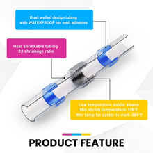Load image into Gallery viewer, 1000PCS Connectors Heat Shrink Butt Marine Crimp Wire Splice Terminal Waterproof