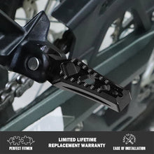 Load image into Gallery viewer, Black Rear Passenger Foot Pegs Pedal Mount For Surron Sur-Ron Ultra Bee 2023+ST