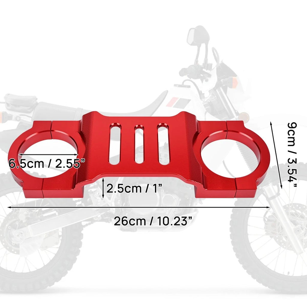 CNC Fork Brace Fork Stabilizer For Honda XR650L XR 650L 1993-2023 Anldized Red S