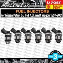 Load image into Gallery viewer, Fuel Injectors fits Nissan Patrol GU Y61 4.5L AWD Wagon 1997-2001 16600-38Y10 x6