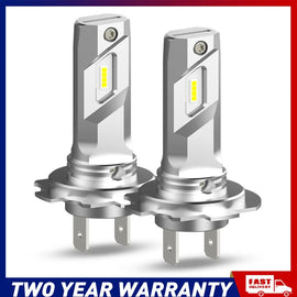 AUXITO Pair H7 LED Headlight Bulbs Kit Lamp Globes Hi Low Beam 6500K White A