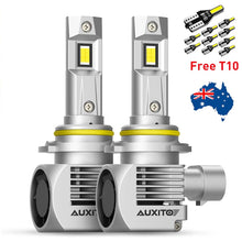 Load image into Gallery viewer, 2PCS AUXITO 9006/HB4 LED 6500K White Headlight Bulbs High Low Beam Super Bright