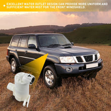 Load image into Gallery viewer, 2PCS For Nissan Patrol GU Y61 1998-04 Windscreen Washer Pump Motor Replacement