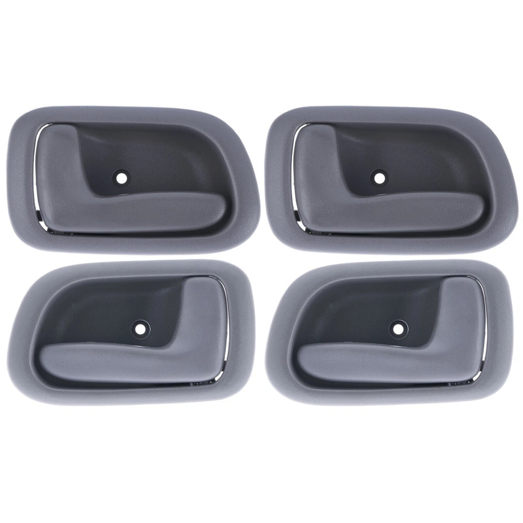 Door Handle Inner for Toyota Corolla 98-01 Set of 4 Grey FRONT REAR LEFT+RIGHT