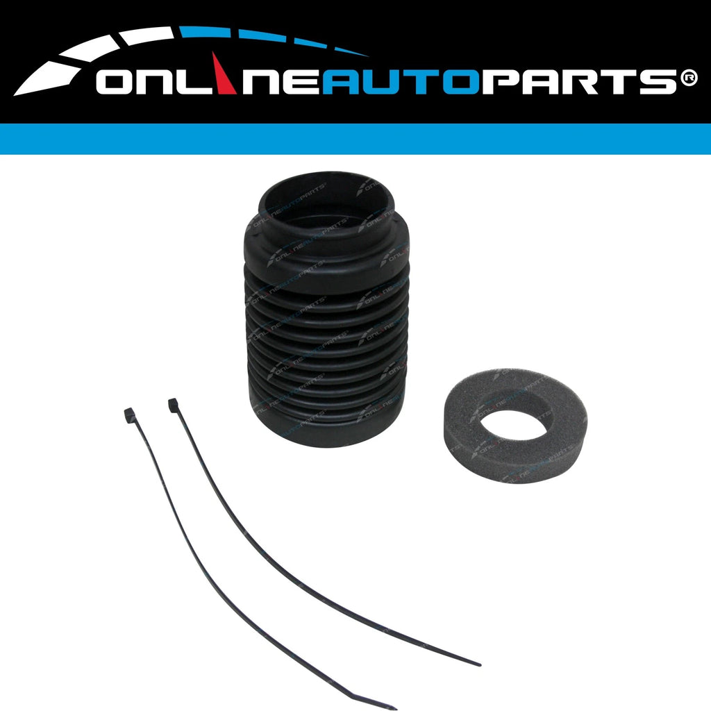 Front Strut Rubber Dust Boot Cover + Bump Stop Kit for Commodore 1978 to 2013