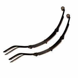 Black 5 Leaf Slipper Spring and Eye Trailer Parts 1000kg One Pair Leaf Springs