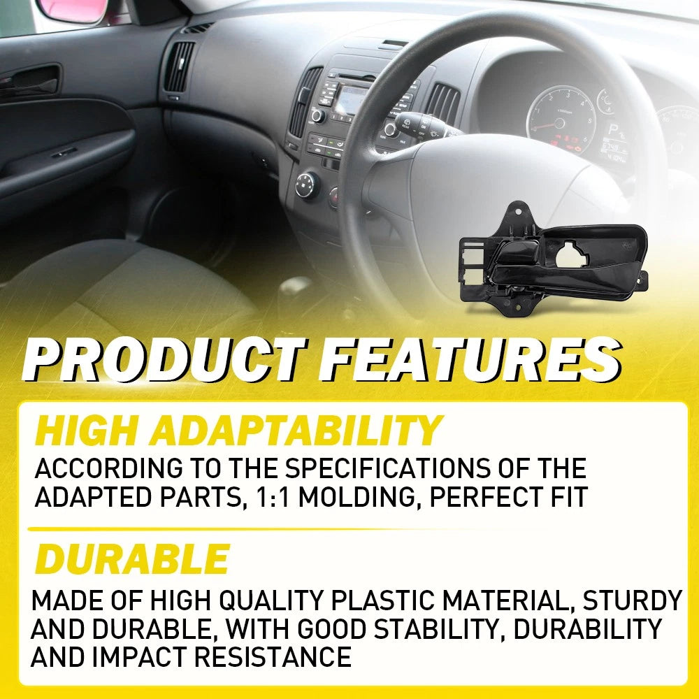 For Hyundai I30 FD 2007-2012 Front Left Passenger Side Inner Door Handle Black