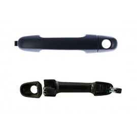 Front Right Outer Door Handle Black With Keyhole For Hyundai i20 PB 2009-15