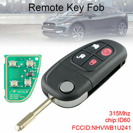 4 Button Car Remote Key Fob 315Mhz for Jaguar X type S type XJ8 01-08 NHVWB1U241