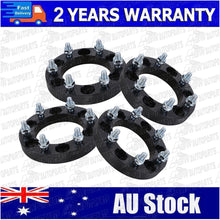 Load image into Gallery viewer, 4PCS 25mm 6x139.7MM M12x1.5 Wheel Spacers For Pajero Hilux Triton Ranger 6 Stud