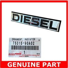 Load image into Gallery viewer, GENUINE Toyota LandCruiser 40 60 Series HJ60 DIESEL Grille Badge Emblem