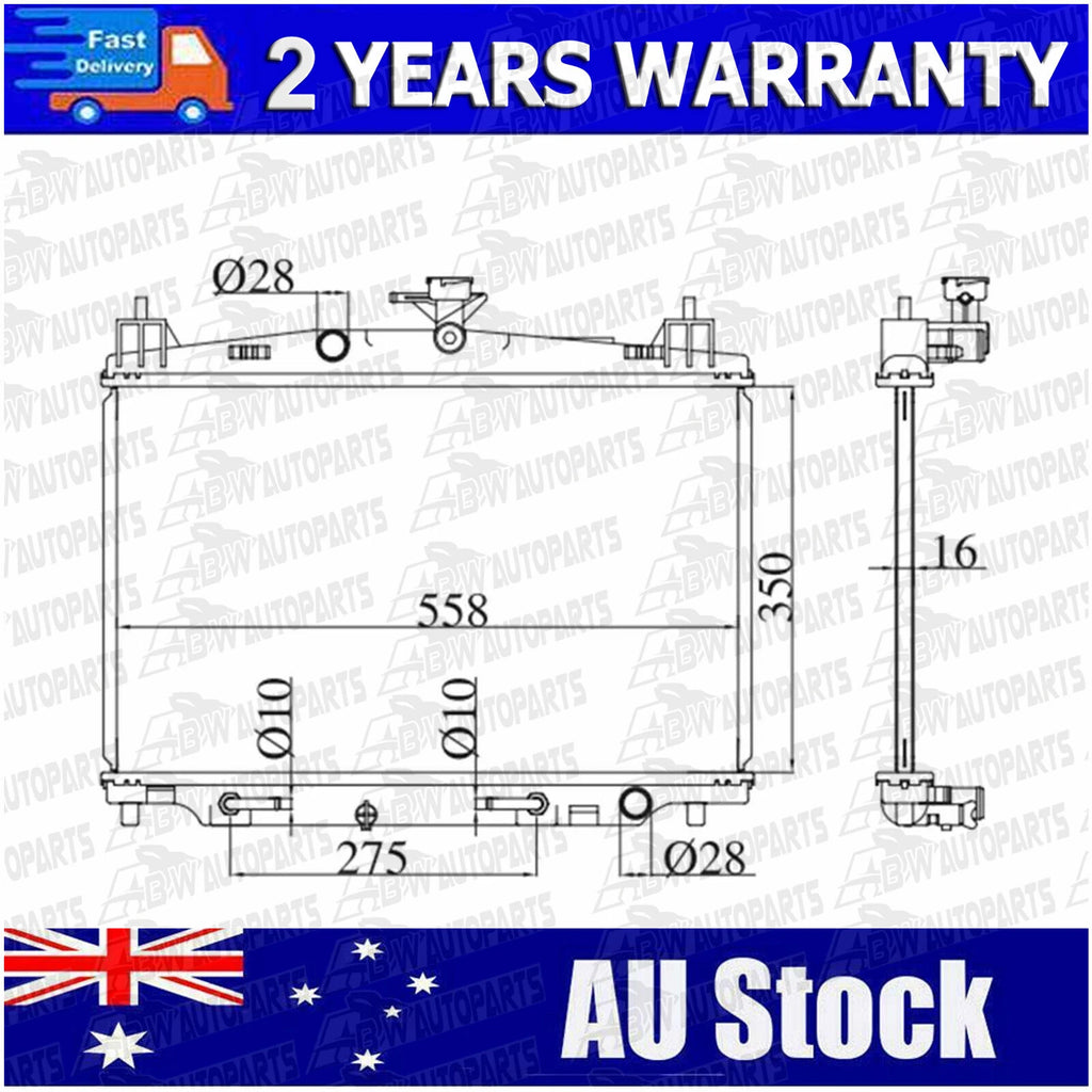 Heavy Duty Radiator For MAZDA 2 DE Series 1.5 4Cyl Petrol 2007-2014 Auto Manual