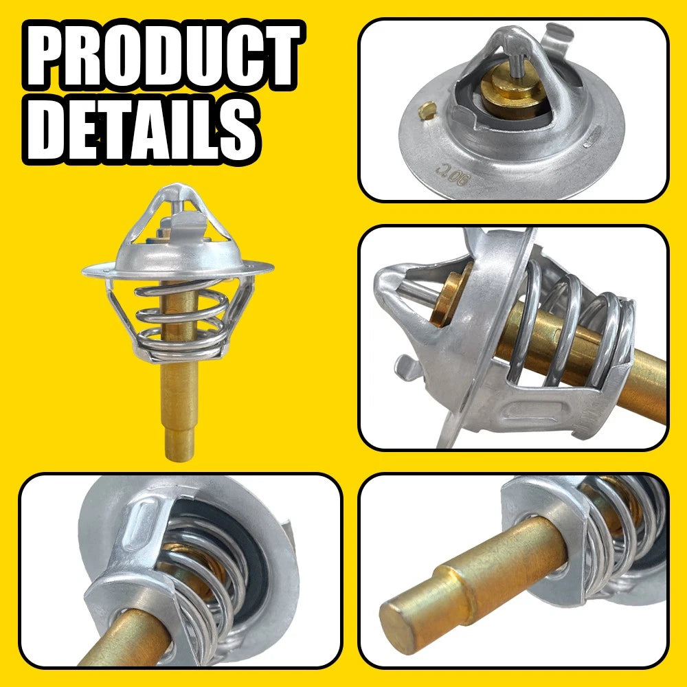 2x Thermostat With 2 O-ring Seal for Mercedes C-Class W203 W204 CL203 W211 R171