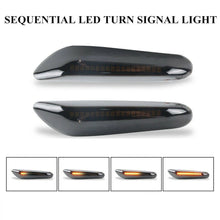 Load image into Gallery viewer, For BMW E46 E60 E82 E90 E91 Pair Flowing Dynamic LED Side Marker Indicator Light