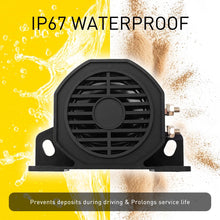 Load image into Gallery viewer, REVERSING SQUARKER BEEPER ALARM 12V 24V CONSTRUCTION ROAD WHITE NOISE BA105 NEW