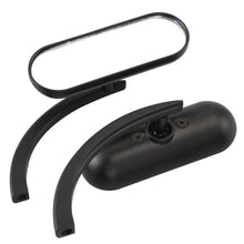 Load image into Gallery viewer, 2X Black Motorcycle Mini Oval Rear View Mirrors For Harley V Rod Night Rod Dyna