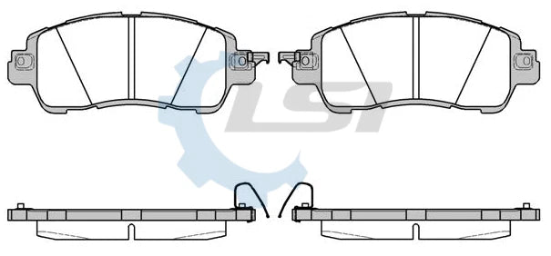 Front Brake Pads and Disc Rotor set for Mazda 2 DJ 1.5L 08/14-25