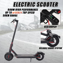 Load image into Gallery viewer, 2025 Portable 900W 40KM/H 50KM Electric Scooter Adult Foldable Travel E Bike