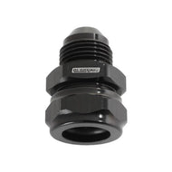 Aeroflow 3/8" Barb to -6AN O-Ring Adapter Fitting Black AF741-06-06BLK