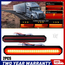 Load image into Gallery viewer, 2-8x Slim 87 LED Tail Lights Stop Brake Indicator Reverse Strip Flowing NEWA