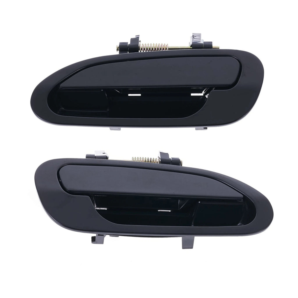 Door Handle Outer for Honda Accord CG CK 98-03 Set of 2 Black REAR LEFT+RIGHT