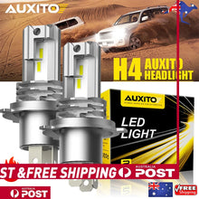 Load image into Gallery viewer, AUXITO H4 9003 HB2 Headlight Light Globe LED 60W High 6000K Low Beam Bulb White
