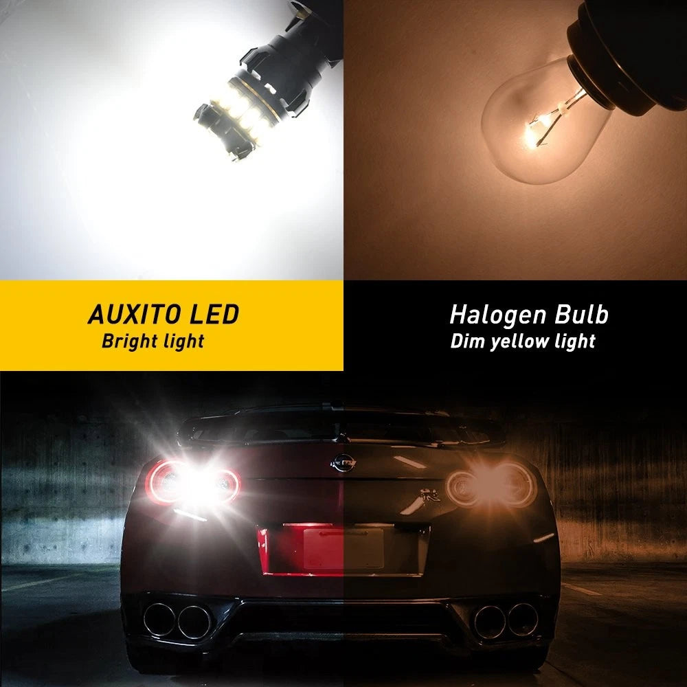 2x 1156 P21W LED Bulb 12V For Car Brake Stop Tail Light 5SMD 3030+18SMD 4014 AU